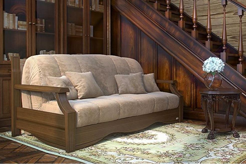 Стильный диван в кабинете